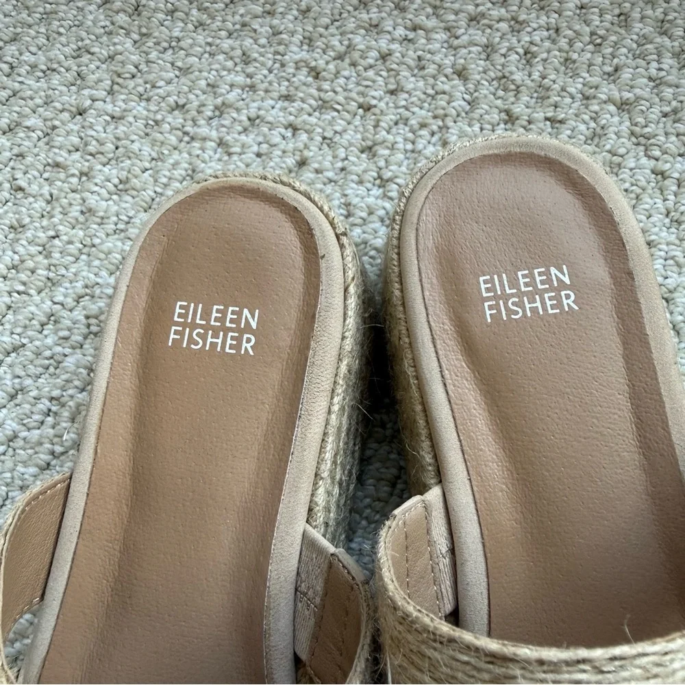 Eileen Fisher Mayla Jute Espadrille Sandal size 9